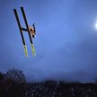 Kamil Stoch leci nad Oberstdorfem