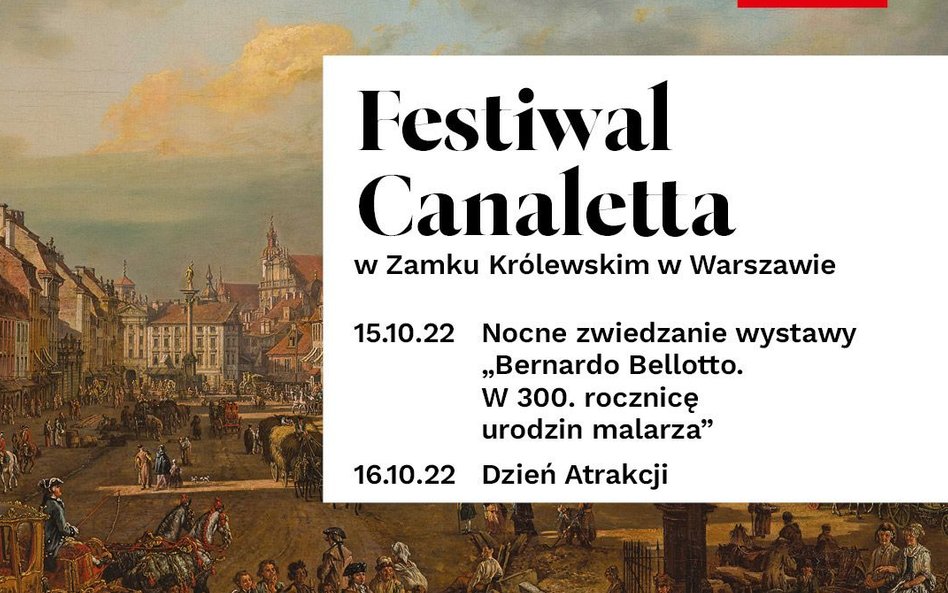 Zamek Królewski w Warszawie zaprasza na Festiwal Canaletta