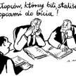 Komentarz rysunkowy. Staliśmy się chłopcami do bicia