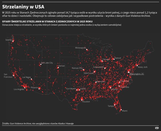 Strzelaniny w USA