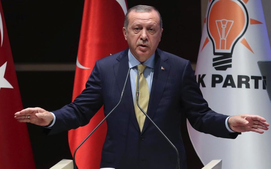 Prezydent Turcji Recep Tayyip Erdogan