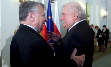 Bogdan Borusewicz i Lech Wałęsa