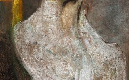 Autoportret 1906, pastel na tekturze