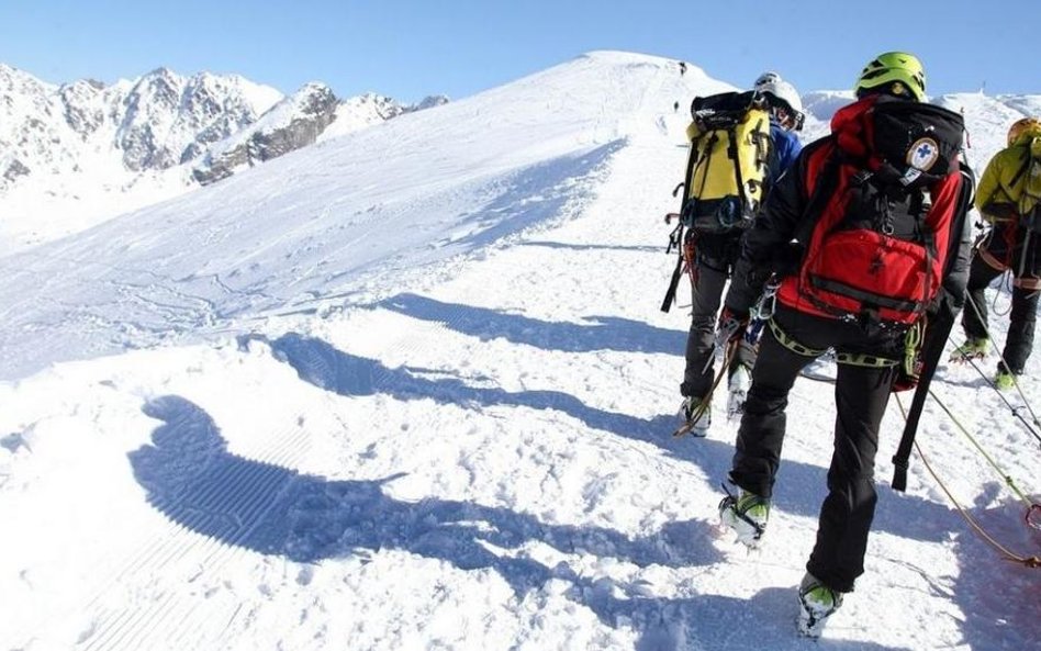 Tatry: Zamarznięte ciało turysty znalezione pod Rysami