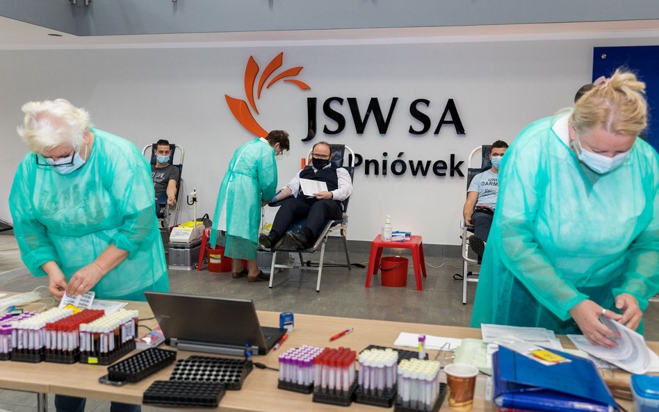 JSW wspiera walkę z pandemią