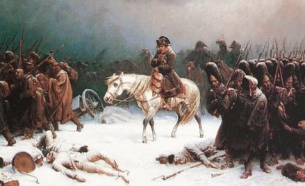 „Odwrót Napoleona spod Moskwy”, obraz Adolpha Nothena