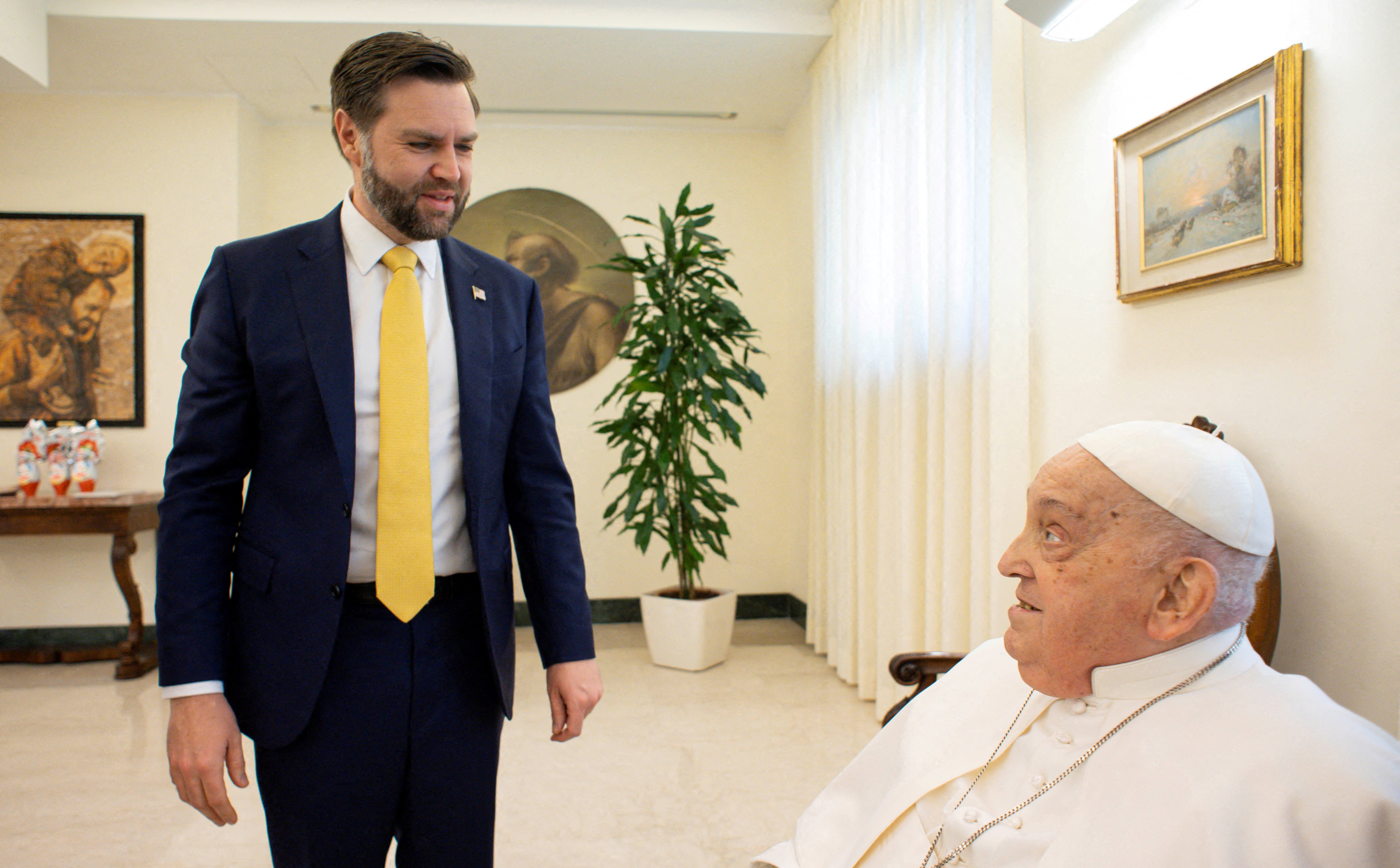 J.D. Vance, kontrowersyjny katolik z wyboru. Ostatni gość papieża Franciszka