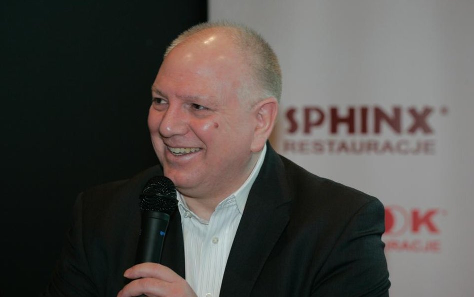 Sylwester Cacek, prezes i największy akcjonariusz Sfinksa