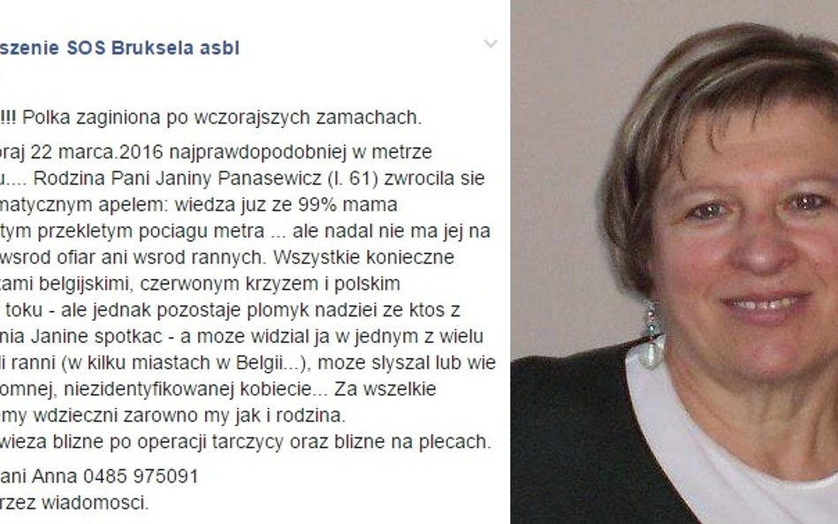 Polka zaginęła po zamachu. Apel o pomoc