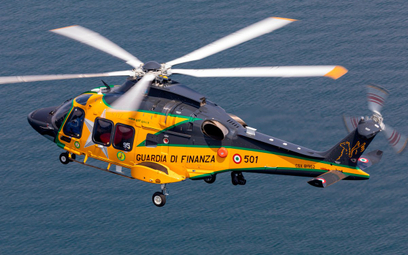 Pierwszy śmigłowiec wielozadaniowy AW169M dostarczony Guardia di Finanza. Fot./Leonardo Helicopters.