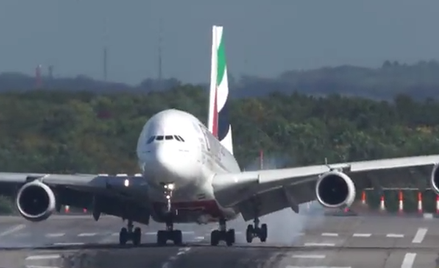 Chwile grozy pasażerów Airbusa