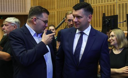 Od lewej: Łukasz Kmita i Łukasz Smółka