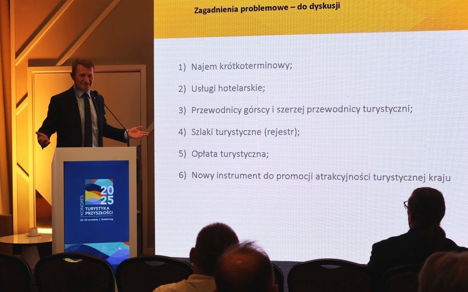 Ireneusz Raś w Ministerstwie Sportu i Turystyki odpowiada za turystykę. W kołobrzegu przedstawił swó