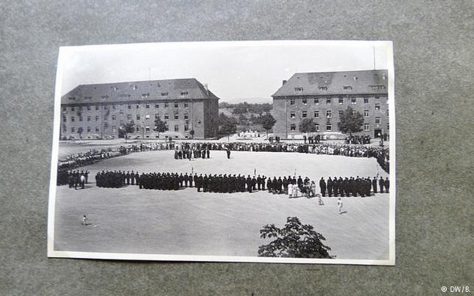 Koszary polskiej kompanii wartowniczej w Butzbach - 1948 rok.