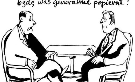 Komentarz rysunkowy. Generalnie w opozycji