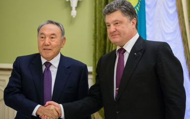 Nazarbajew i Poroszenko, spotkanie w Kijowie, grudzień 2014 r.
