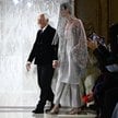 Giorgio Armani podczas tygodnia mody w Paryżu w styczniu 2025 roku.