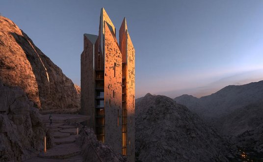 Hotel „Oasis” projektu włoskiego architekta Mario Cucinellego.