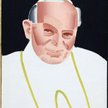 „Papież”, Rafał Bujnowski, olej/płótno, 2002