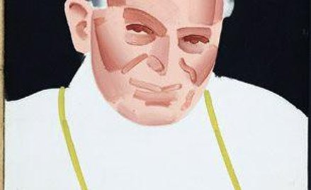 „Papież”, Rafał Bujnowski, olej/płótno, 2002