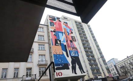 Mural powstały z okazji 10-lecia działalności Centrum Polsko-Rosyjskiego Dialogu i Porozumienia