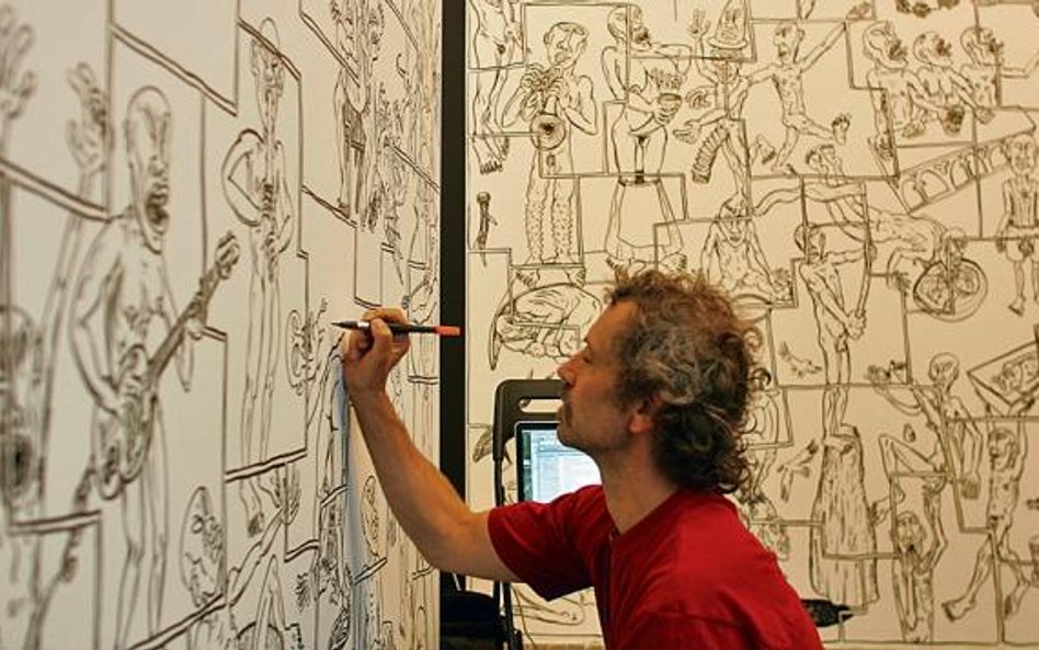 Podtytuł wystawy „Black & White” brzmi: „Niepoprawny komiks i animacja”. Jest to mocna wypowiedź art