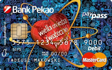 Pekao wydaje wspólne karty z Fundacją Wielkiej Orkiestry Świątecznej Pomocy.