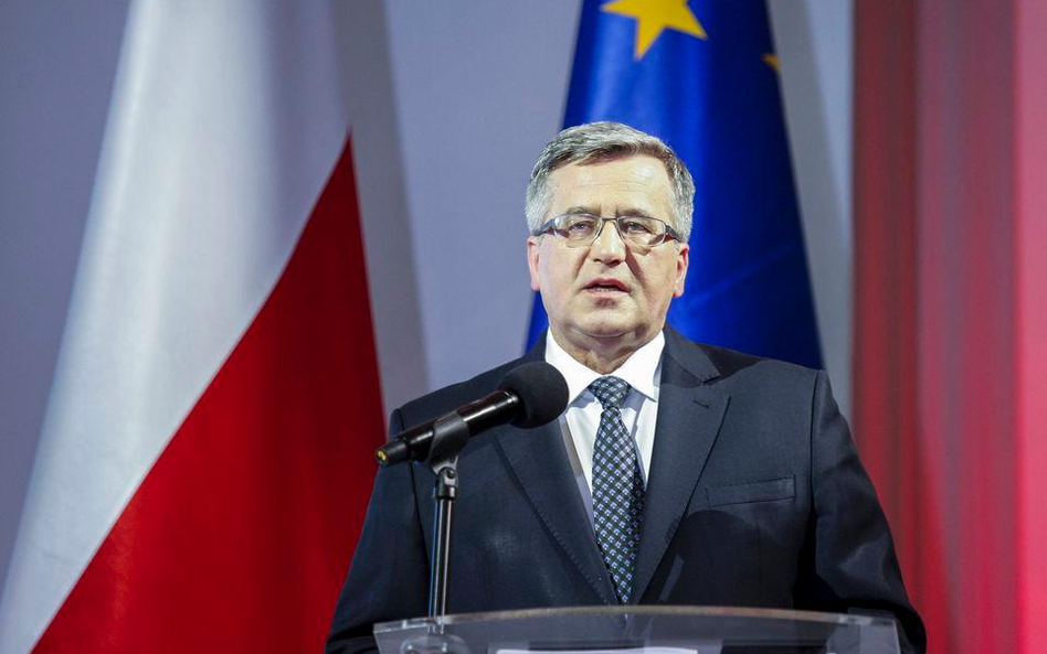 Prezydent Bronisław Komorowski