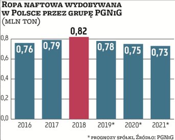 Ropę w Polsce wydobywa na lądzie PGNiG, a Lotos spod dna Bałtyku. Pierwszy z koncernów po zwiększeni