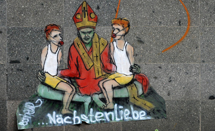 Graffiti z napisem "Nächstenliebe" ("Miłość bliźniego")