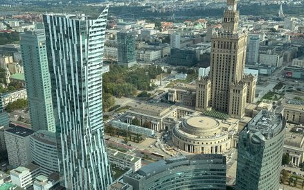 Widok w kierunku ulicy Świętokrzyskiej