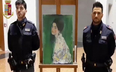 Obraz ukryty w ścianie galerii to skradzione dzieło Klimta