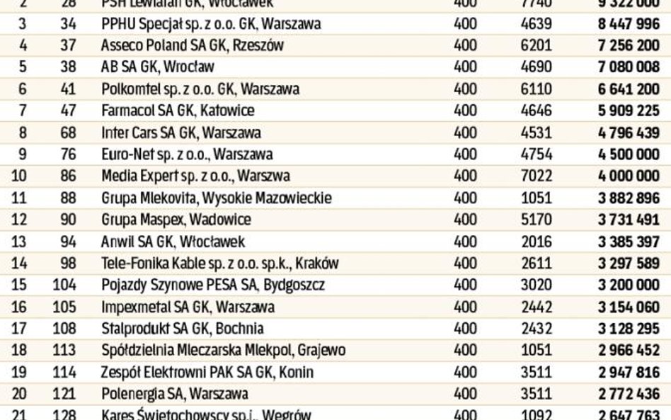 Firmy z polskim kapitałem