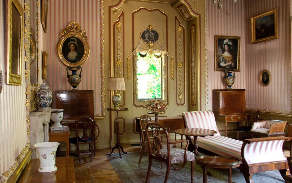 Buduar w Pałacu w Nieborowie. Fot. Darek Piwowarski