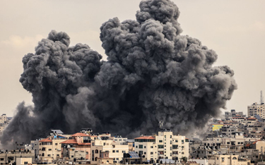 W odwecie Izrael prowadzi eustający atak na Strefę gazy. Na zdjęciu - miasto Gaza.