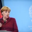 Kanclerz Niemiec Angela Merkel podczas wizyty w Warszawie