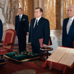 Uroczyste przekazanie insygniów władzy odbyło się 22 grudnia 1990 r. na Zamku Królewskim w Warszawie