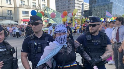 Podczas Parady Równości 2025 warszawska policja zatrzymała trzy osoby