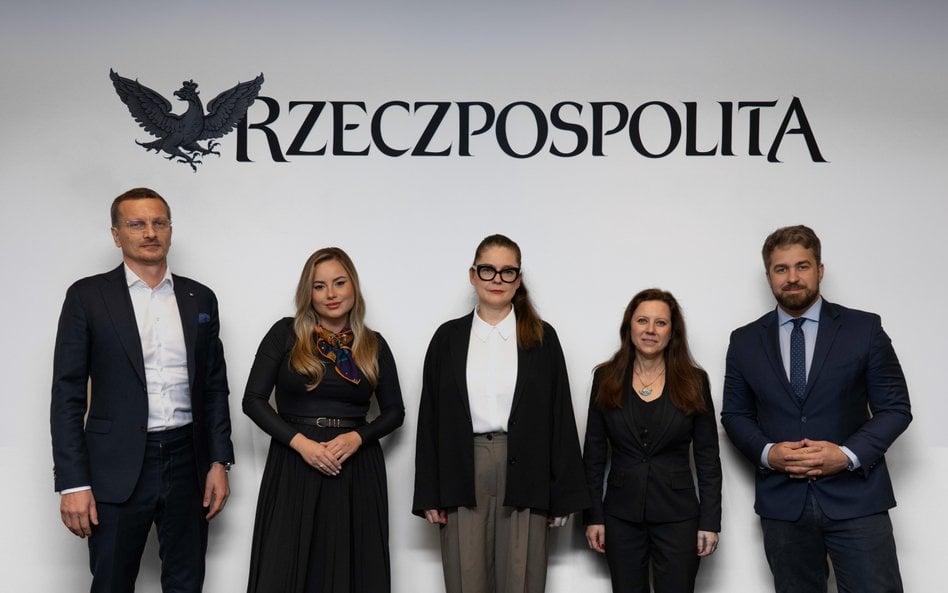 Uczestnicy debaty „Rzeczpospolitej”, od lewej: Krzysztof Rożko, wspólnik KRW Legal/Legal Well, Julia