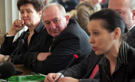 Rodzina Krzysztofa Olewnika - rodzice i siostra