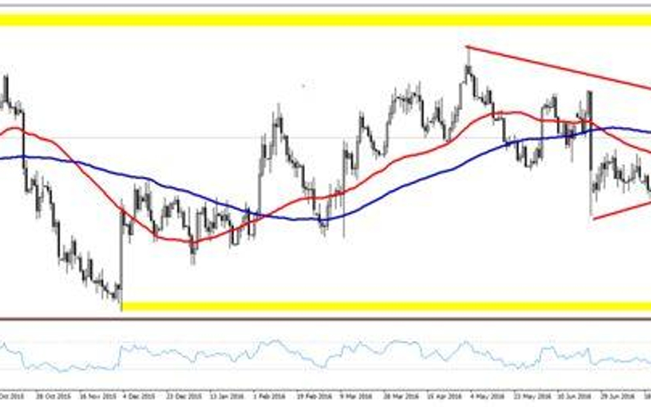 Wykres 1. EURUSD, interwał D1