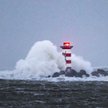 Sztorm u wybrzeży Holandii