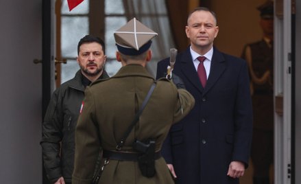 Wolodymyr Zełenski i Karol Nawrocki