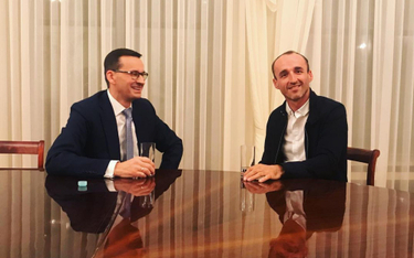 Bez urazy – komentuje Kubica wypowiedź Morawieckiego i spotyka się z premierem