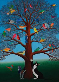 Wielkim powodzeniem cieszą się bajkowe obrazy Magdaleny Shummer-Fangor.