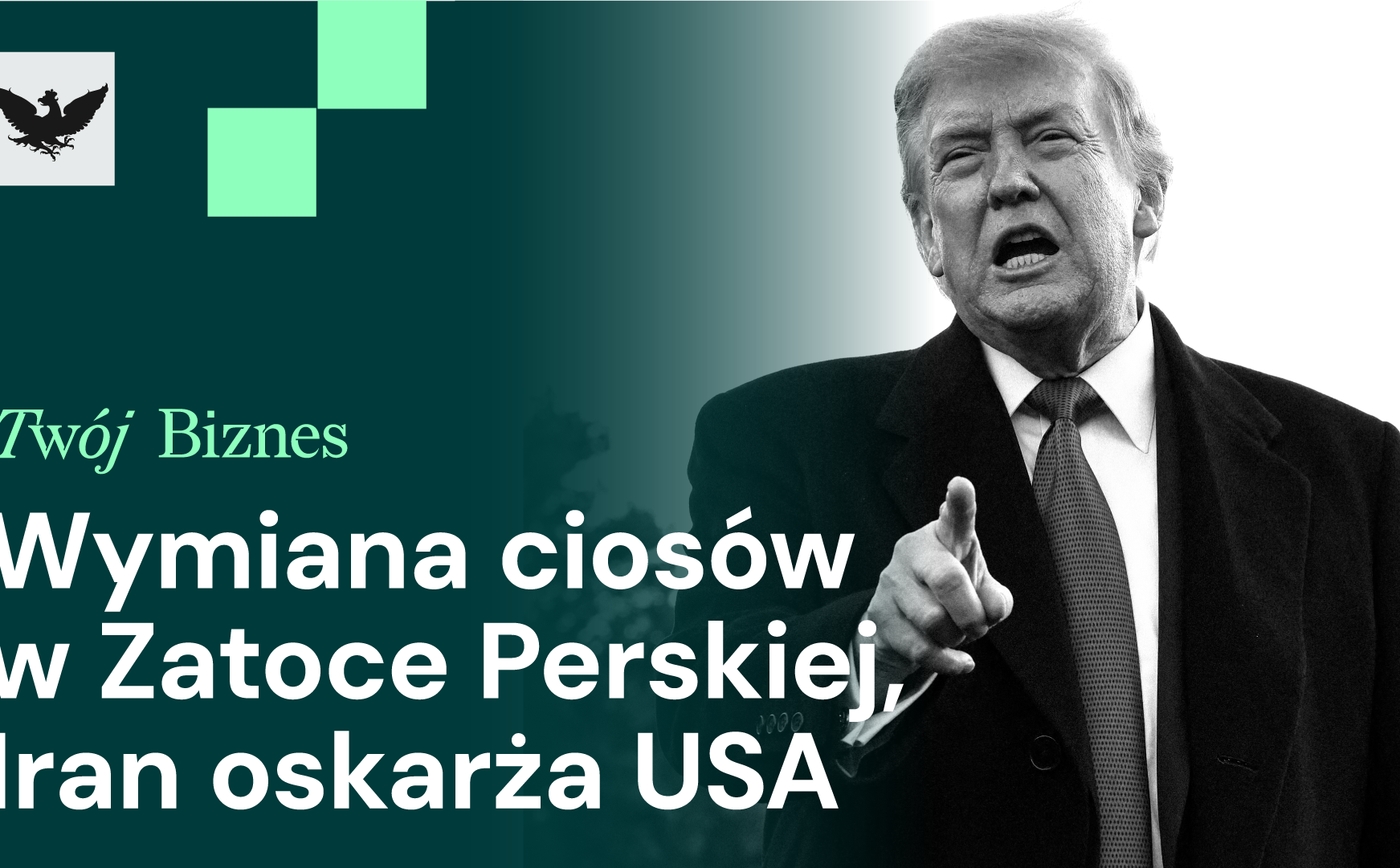 Trump naciska na Iran, Izera zyska partnera z Tajwanu