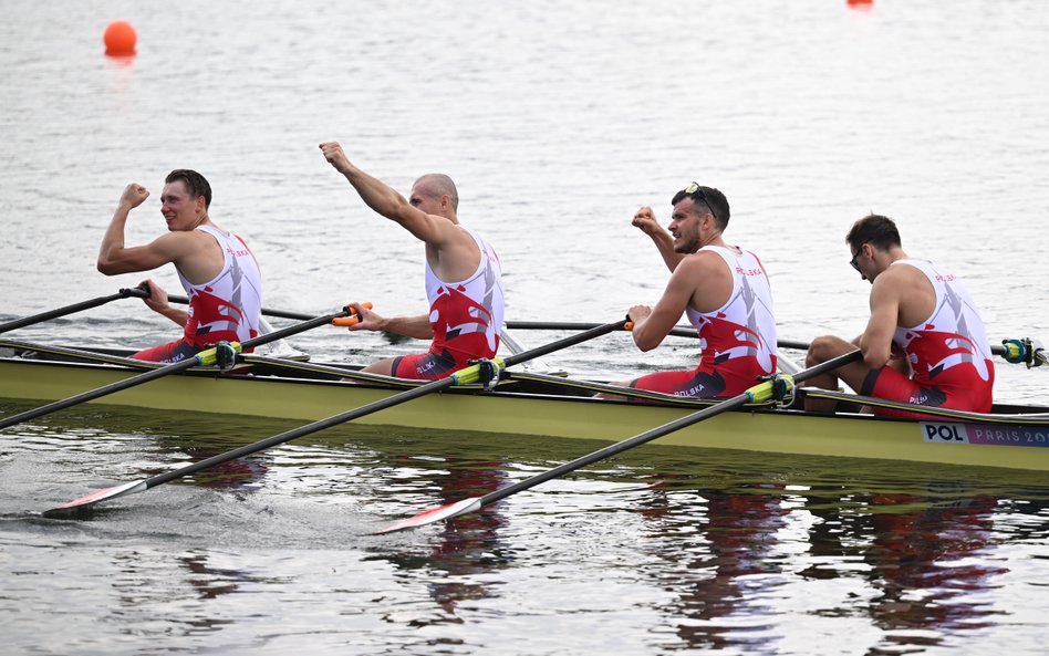 Polska wioślarska czwórka podwójna – brązowi medaliści igrzysk