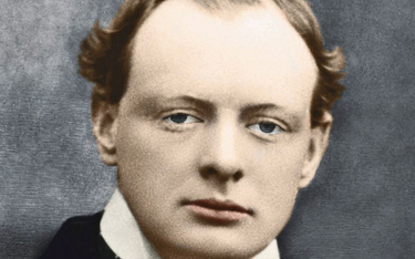 Młody Winston Churchill, w latach 1940–1945 oraz 1951–1955 premier Wielkiej Brytanii