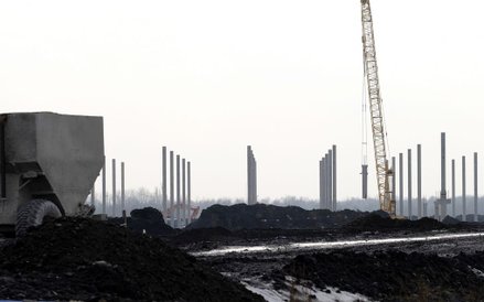 Budowa hali dla centrum logistycznego Amazon w Sosnowcu