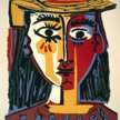 Pablo Picasso "Popiersie kobiety w kapeluszu", linoryt
